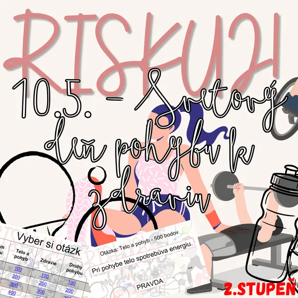 RISKUJ! - 10.5. - Svetový deň pohybu k zdraviu