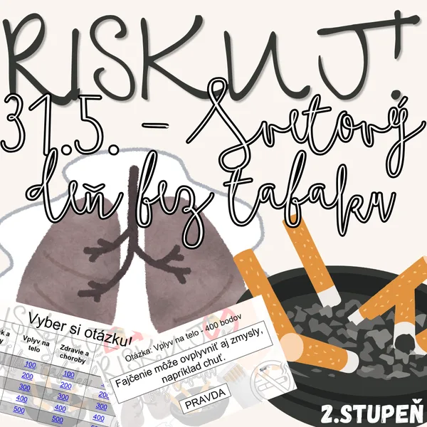 RISKUJ! - 31.5. - Svetový deň bez tabaku