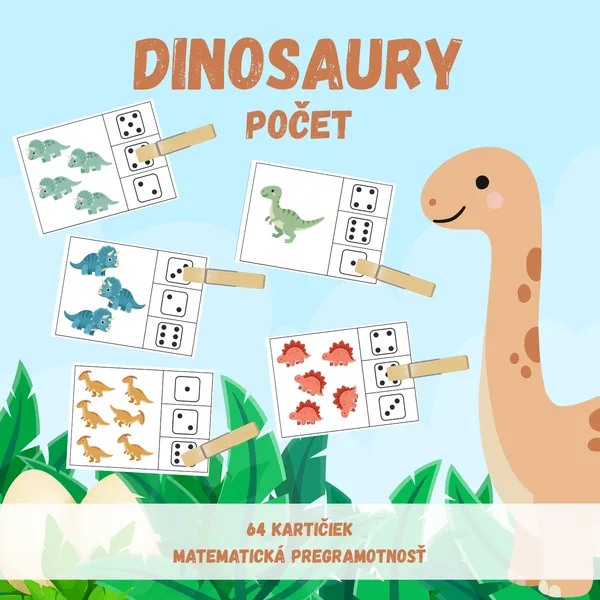 DINOSAURY - brožúra - počet