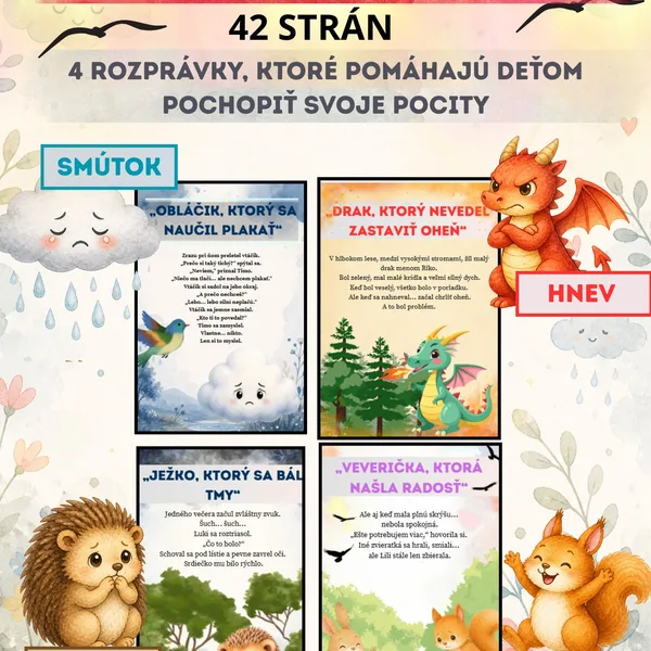 😊😢😡😨Emócie v príbehoch + náladová mapa 😊😢😡😨 .zip