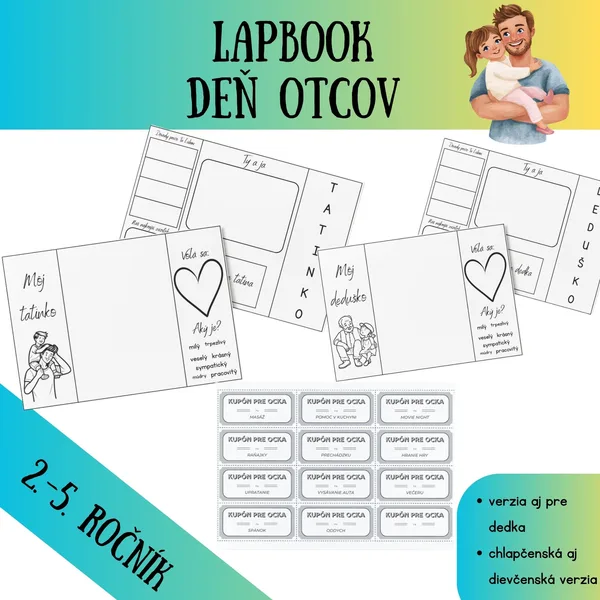 Lapbook - deň otcov