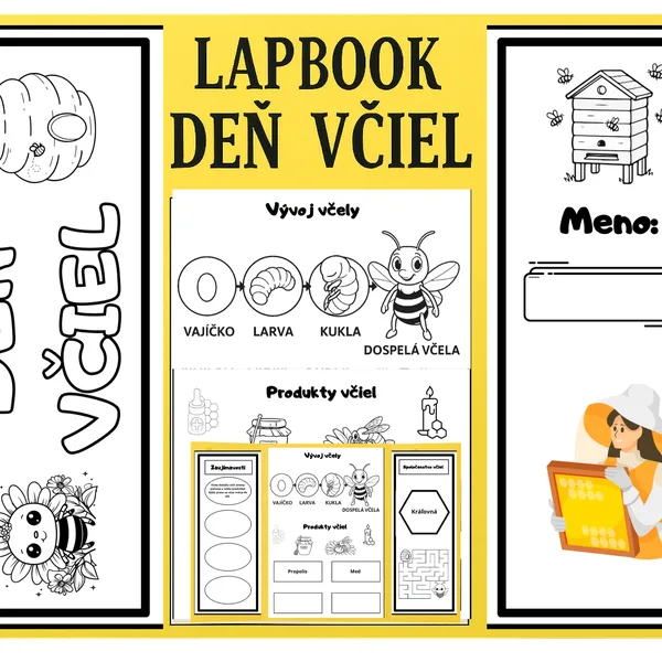 LAPBOOK Deň včiel