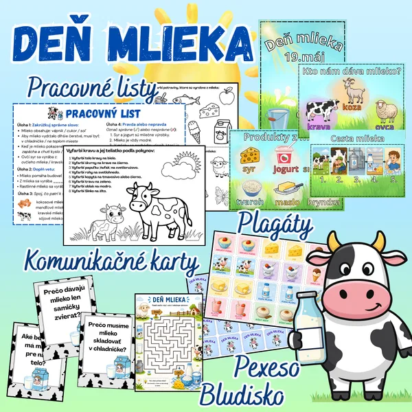 Deň mlieka - balík aktivít