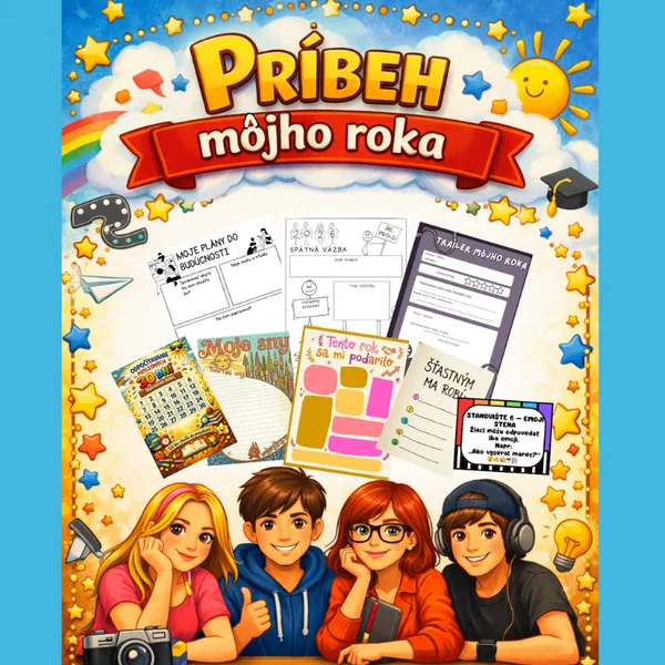 Príbeh môjho roka/ odpočítavanie, ranné kruhy,  koniec školského roka, reflexia, spätná väzba, pohľad späť, hodnotenie, sebahodnotenie 