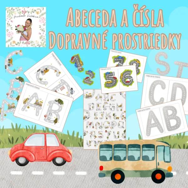 Abeceda a čísla ( dopravné prostriedky)