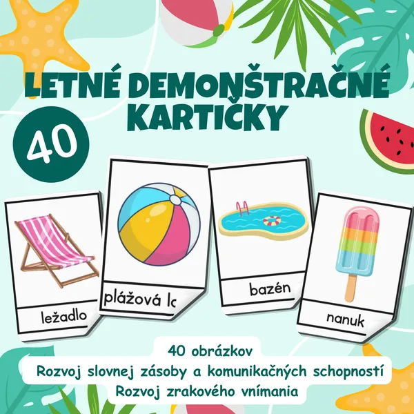 Letné demonštračné kartičky