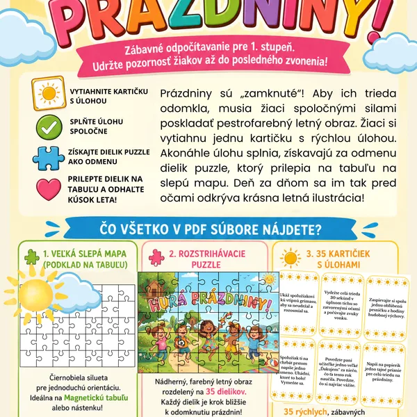 ODOMKNITE PRÁZDNINY