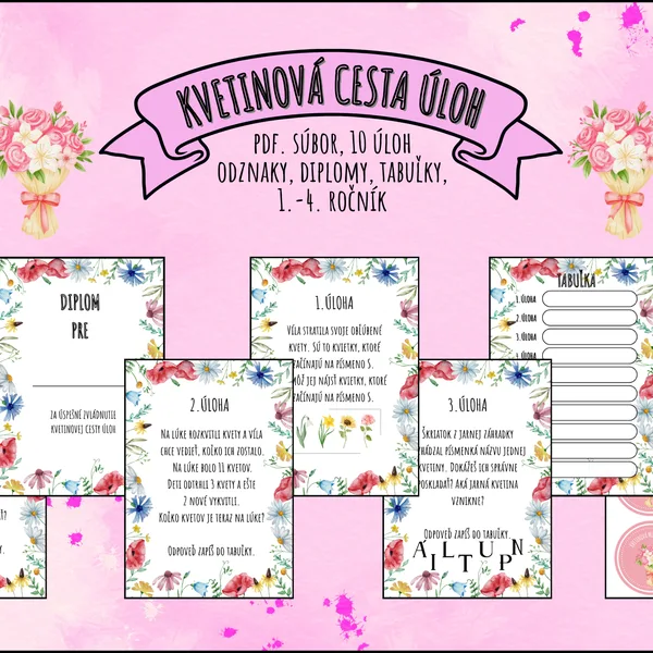 Kvetinová cesta úloh🌸