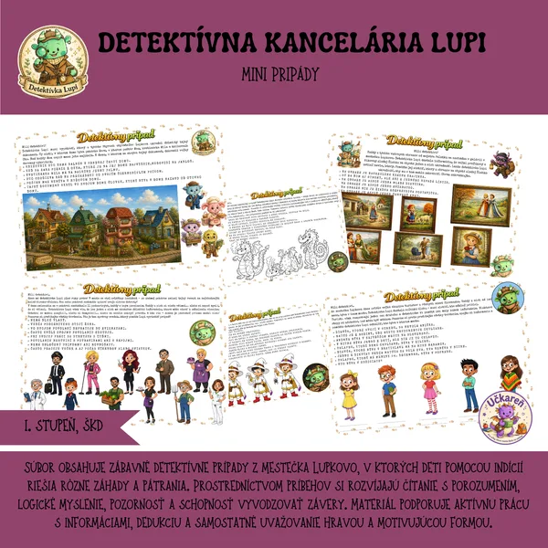 Detektívna kacelária Lupi - MINI PRÍPADY