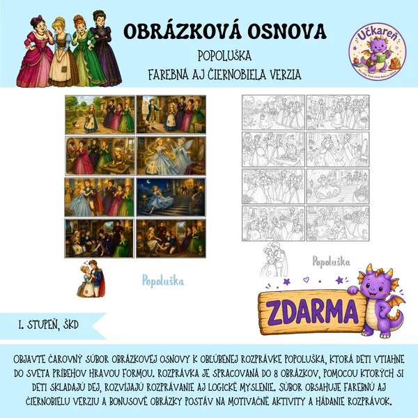 Obrázková osnova - Popoluška