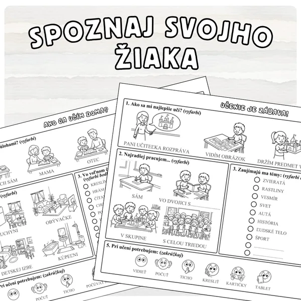 Spoznaj svojho žiaka