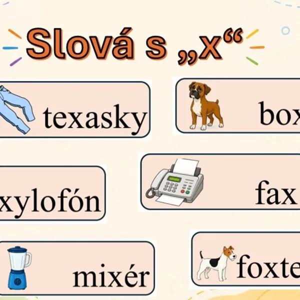 Slová s písmenom X