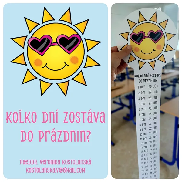 Koľko dní zostáva do prázdnin?