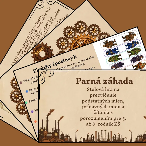 Parná záhada - stolová hra