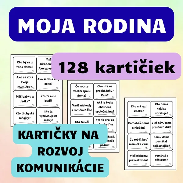 RODINA - Komunikačné kartičky