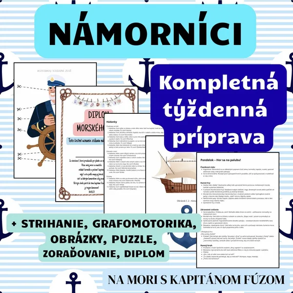 NÁMORNÍCI - týždenný plán