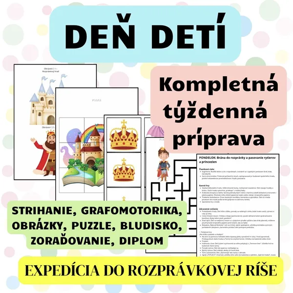 Deň detí - týždenný plán