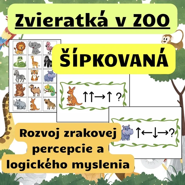 Zvieratká v ZOO - Šípkovaná