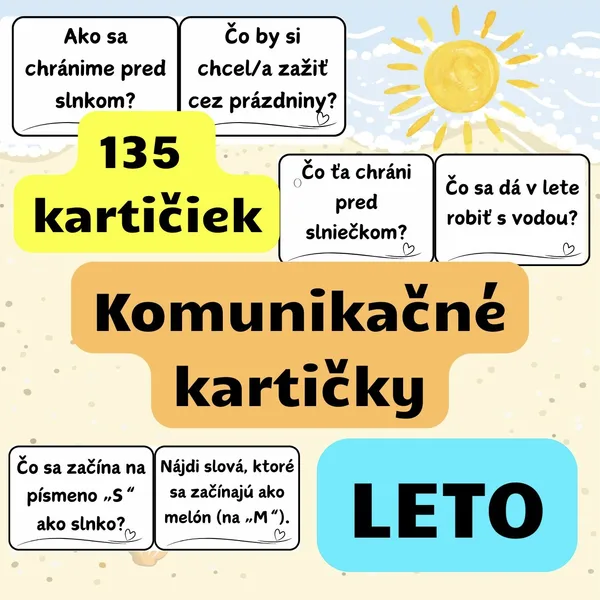 LETO - Komunikačné kartičky