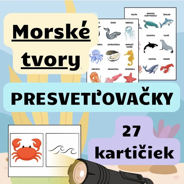 MORSKÉ TVORY - Presvetľovačka