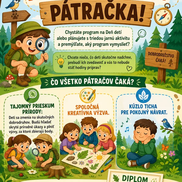 Nielen na DEŇ DETÍ - Veľká dobrodružná pátračka!