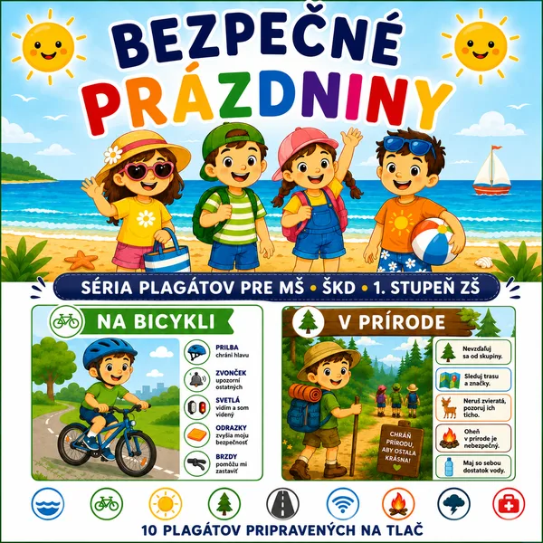 ☀️ BEZPEČNÉ PRÁZDNINY ☀️
