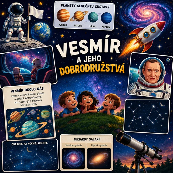Vesmír a jeho dobrodružstvá 🌙⭐