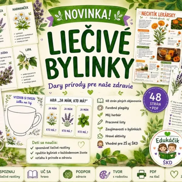  LIEČIVÉ BYLINKY -Dary prírody pre naše zdravie
