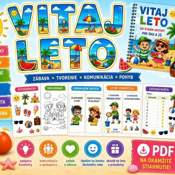  VITAJ LETO – LETNÝ BALÍČEK PRE DETI 