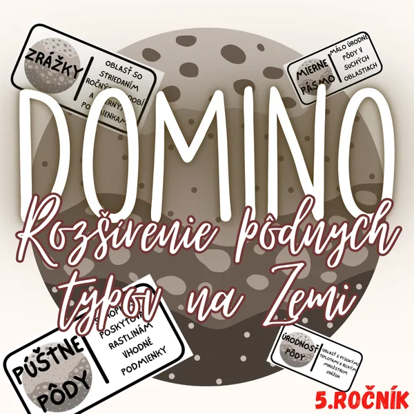 Domino - Rozšírenie pôdnych typov na Zemi