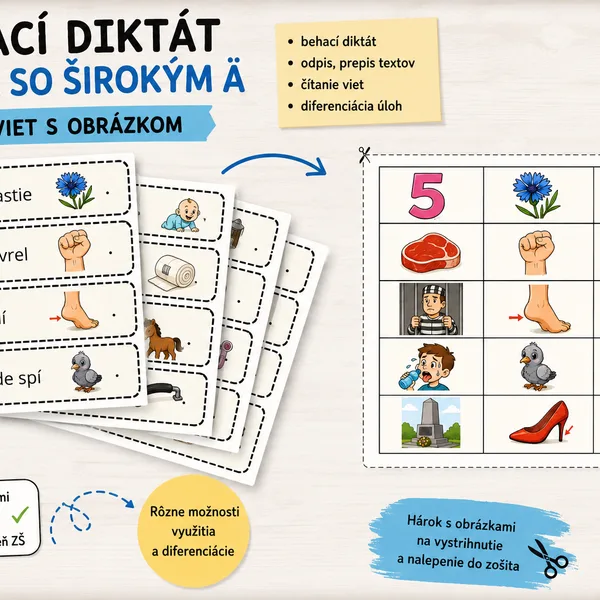 Behací diktát – slová s “Ä”