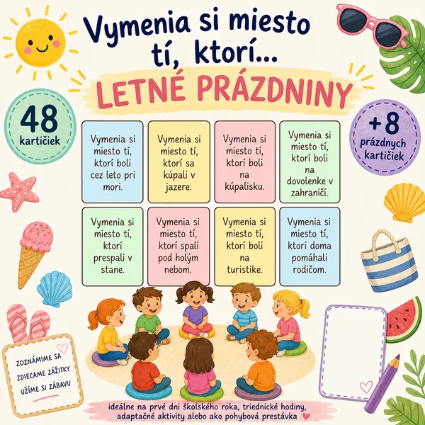 Vymenia si miesto tí, ktorí… – Letné prázdniny