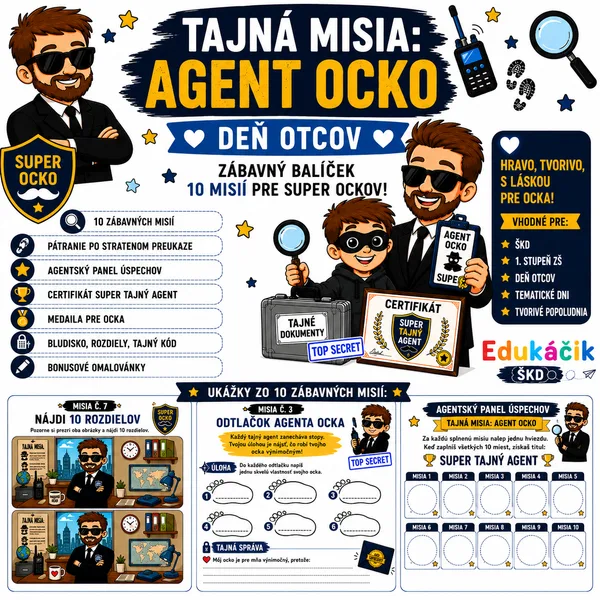 🕶️⭐ TAJNÁ MISIA: AGENT OCKO ⭐🕶️