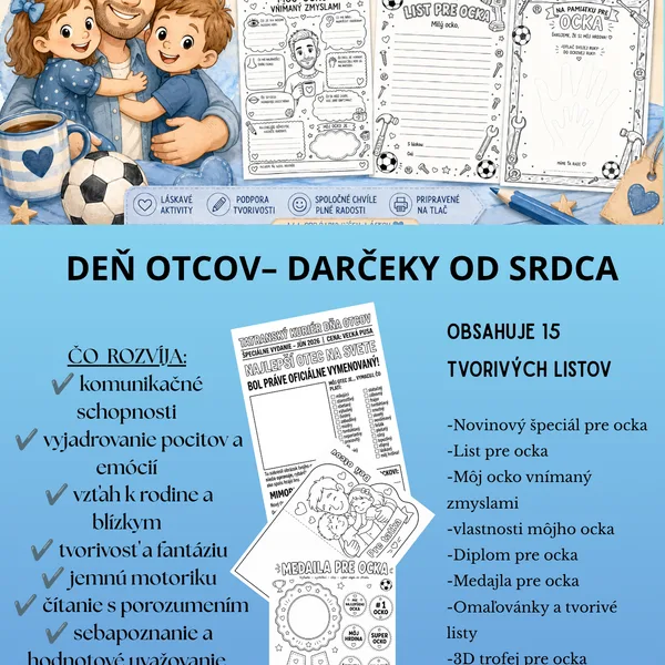 Deň otcov- darčeky od srdca
