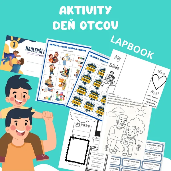 Deň otcov - aktivity+lapbook
