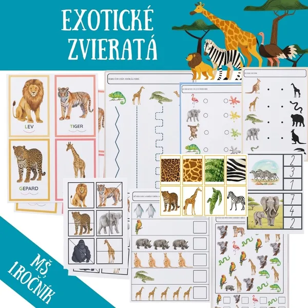 Exotické zvieratá, Safari, zoo