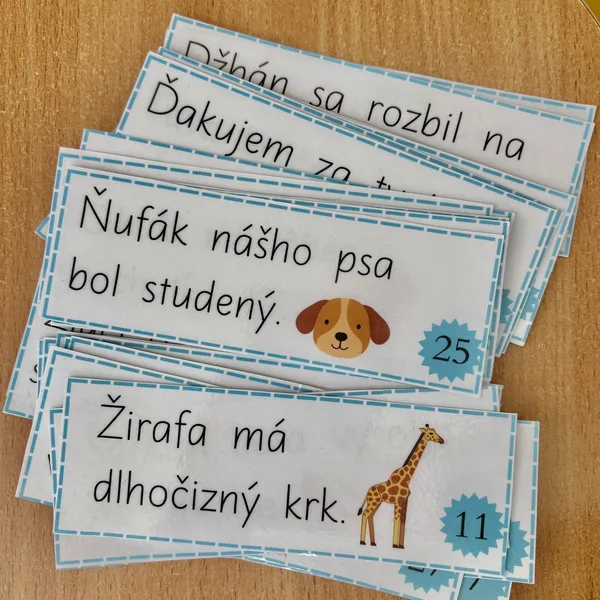Behací diktát (mäkké spoluhlásky)
