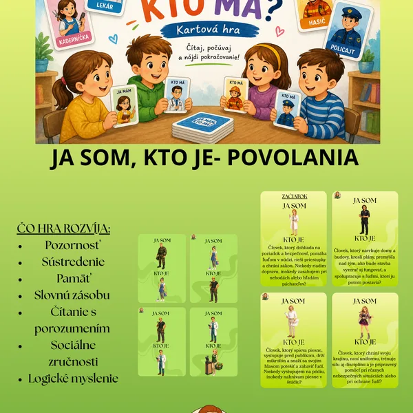 Ja som, kto je- Povolania