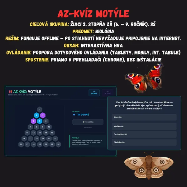 AZ-kvíz Motýle