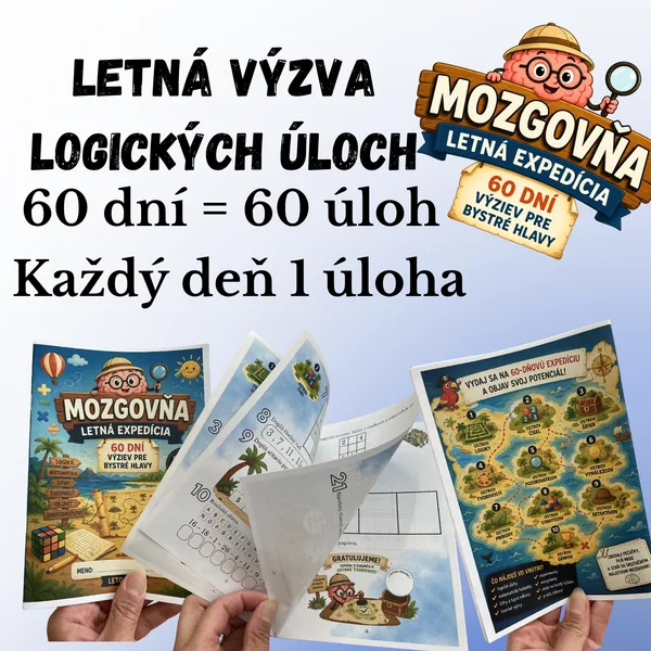 Letná výzva - zošit 60 logických úloh na každý deň