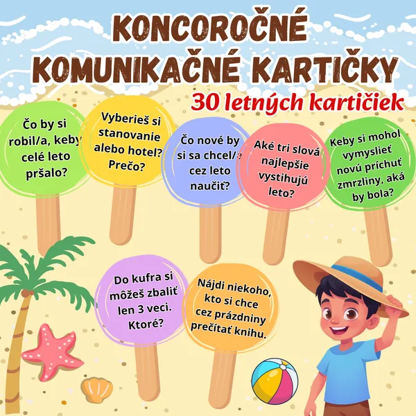 Koncoročné komunikačné kartičky/letné kartičky