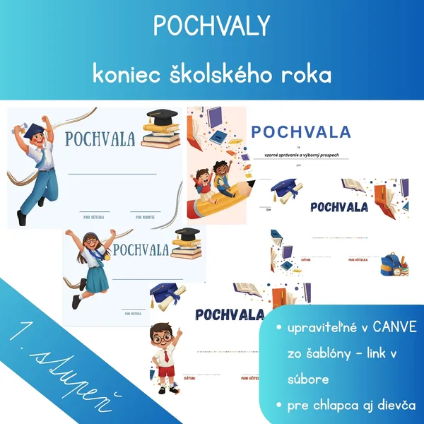 Pochvaly -koniec školského roka