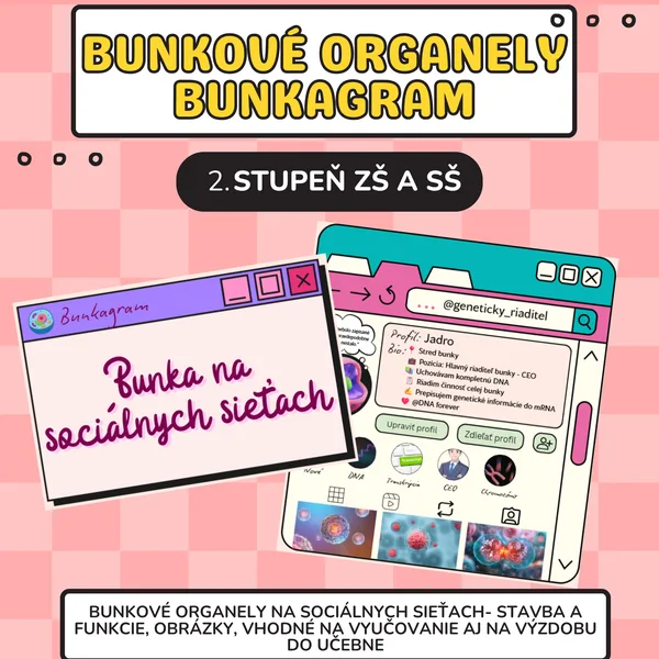 Bunkagram- bunkové organely