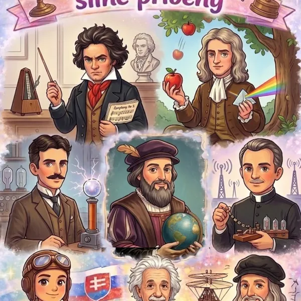 Skvelí muži/ Deň otcov, výnimoční muži v dejinách, veda, umenie