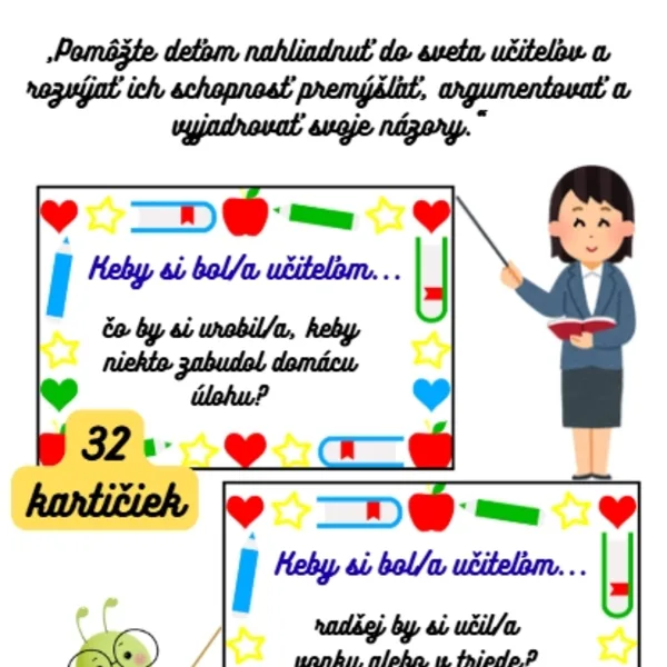 🍎 Keby si bol/a učiteľom...
