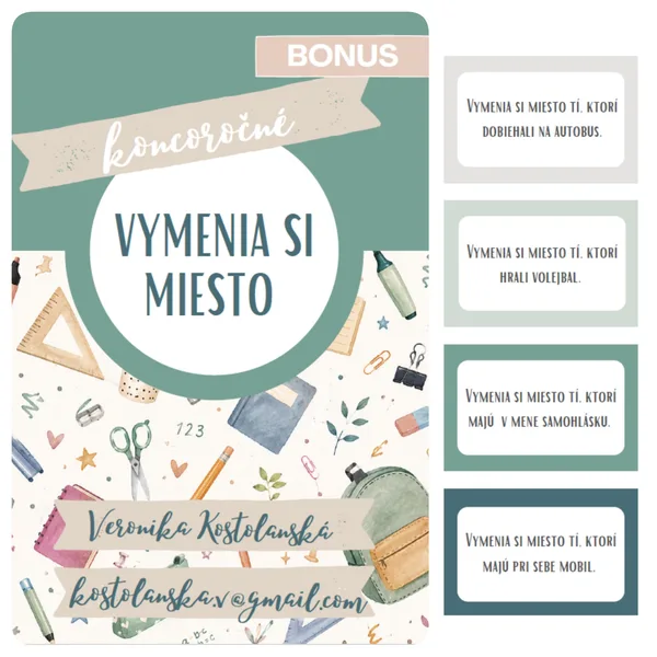 BONUS...KONCOROČNÉ - Vymenia si miesto tí, ktorí...