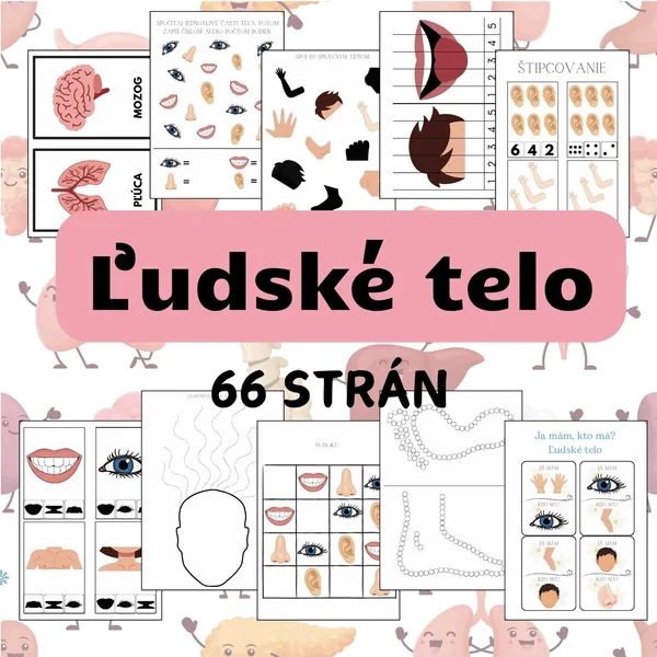 ĽUDSKÉ TELO - 66 strán
