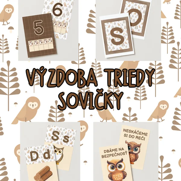 Výzdoba triedy SOVIČKY