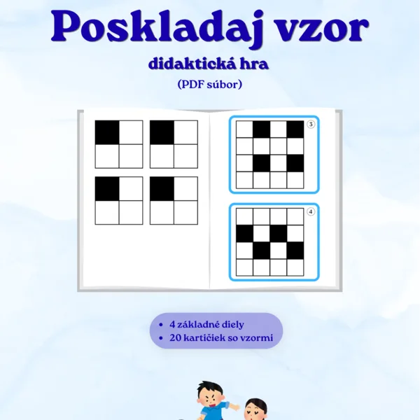 Poskladaj vzor - didaktická hra (PDF súbor)