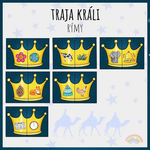 👑Traja králi, rýmy👑